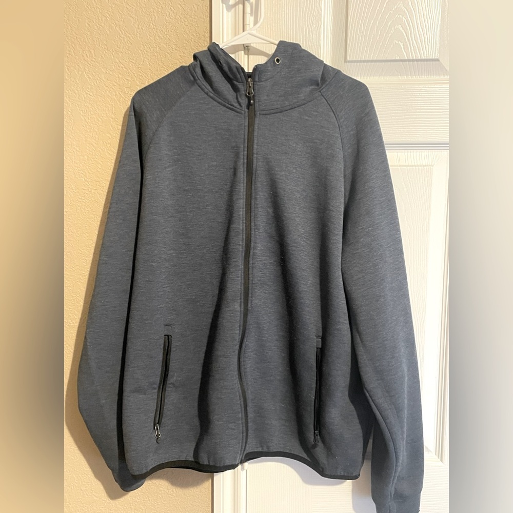 Blue Zip Up Hoodie